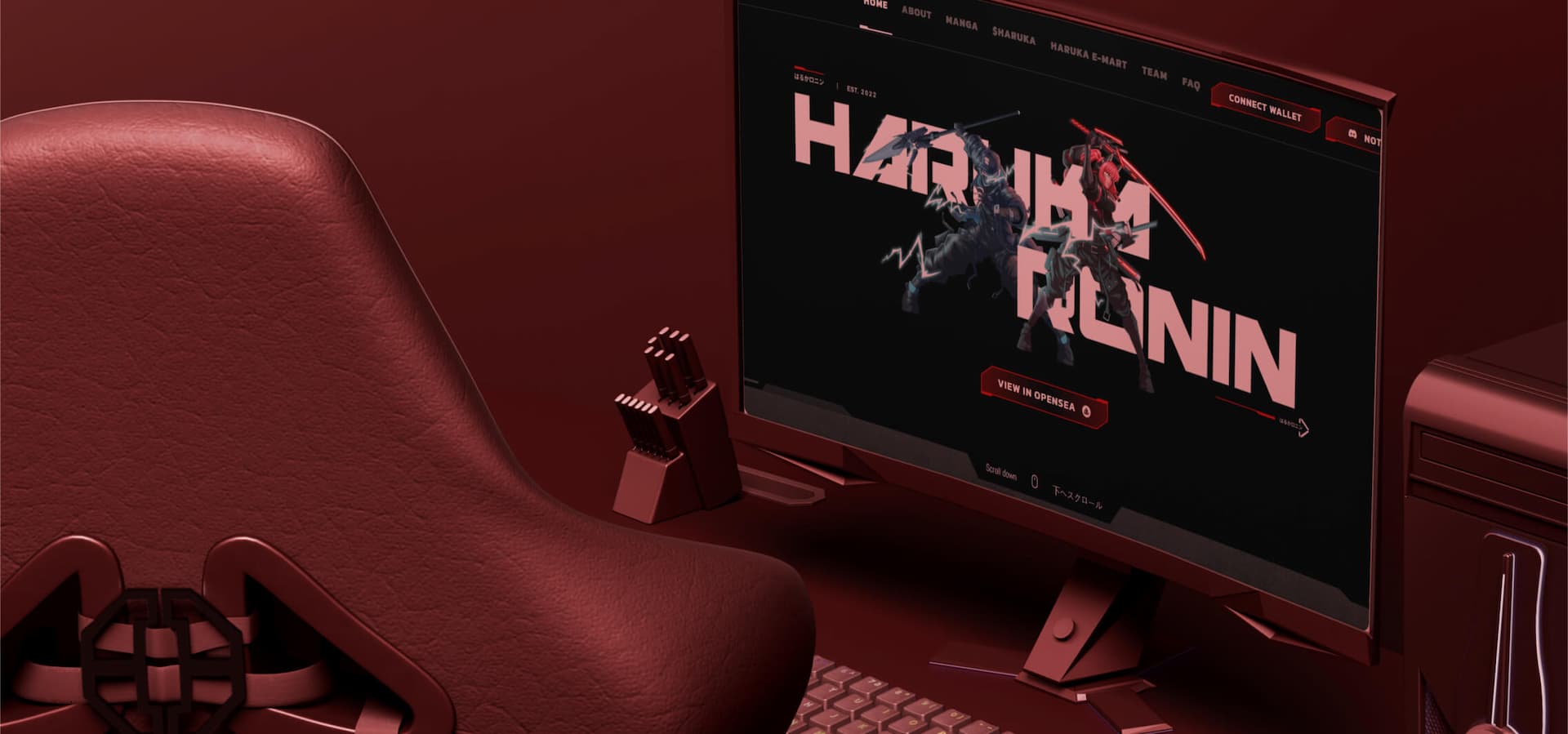 haruka ronin is one of our startup client in the blockchain industry